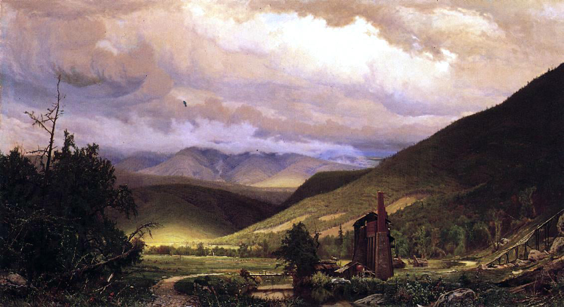 Hugh Bolton Jones Old Smelter - Canvas Print