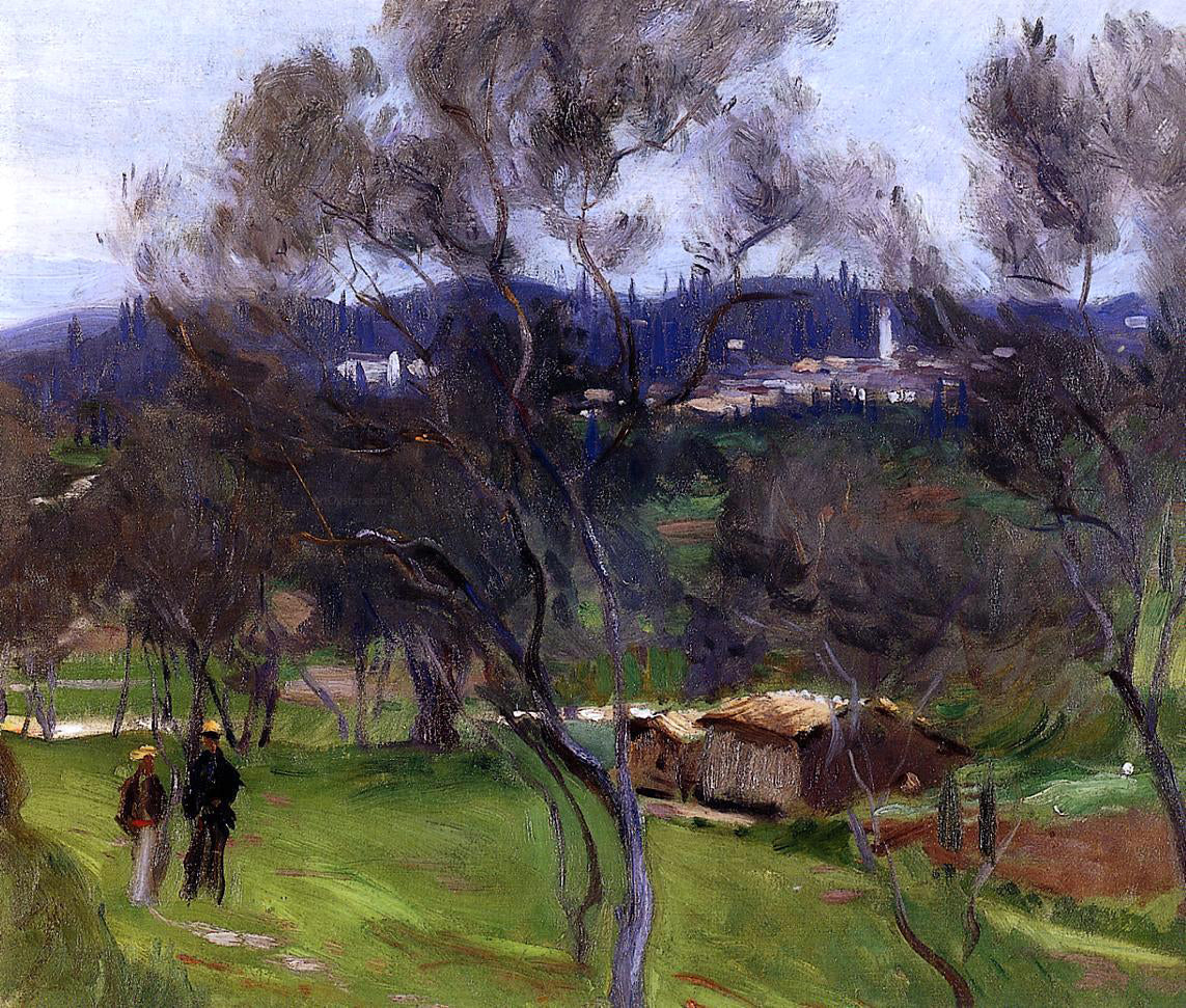 John Singer Sargent Olive Trees, Corfu - Canvas Print
