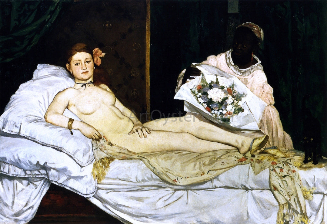 Edouard Manet Olympia - Canvas Print