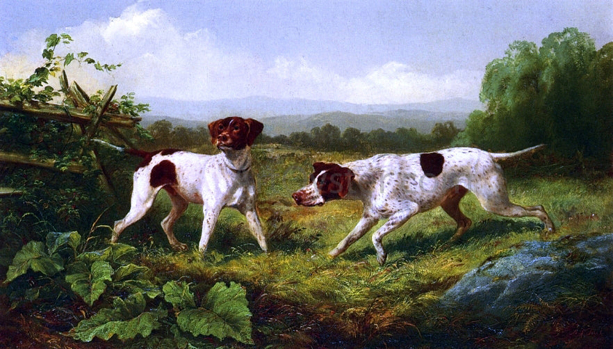 Arthur Fitzwilliam Tait On a Point - Canvas Print