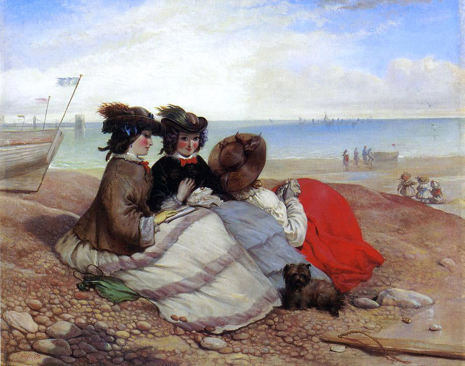 Thomas Musgrove Joy On Brighton Beach - Canvas Print