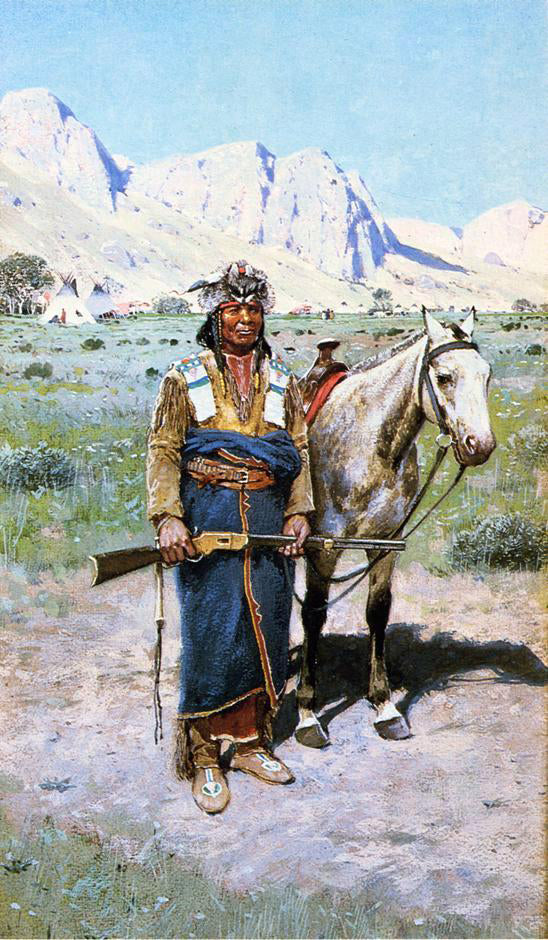 Henry F Farney On the Alert - Canvas Print