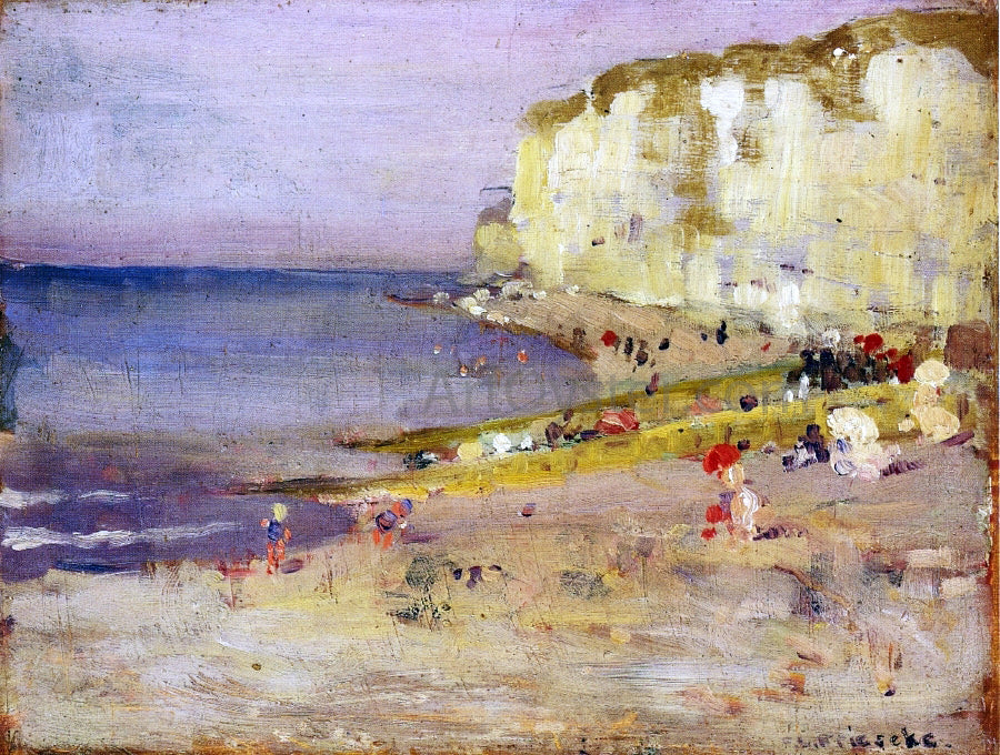 Frederick Carl Frieseke On the Beach, Corsica - Canvas Print