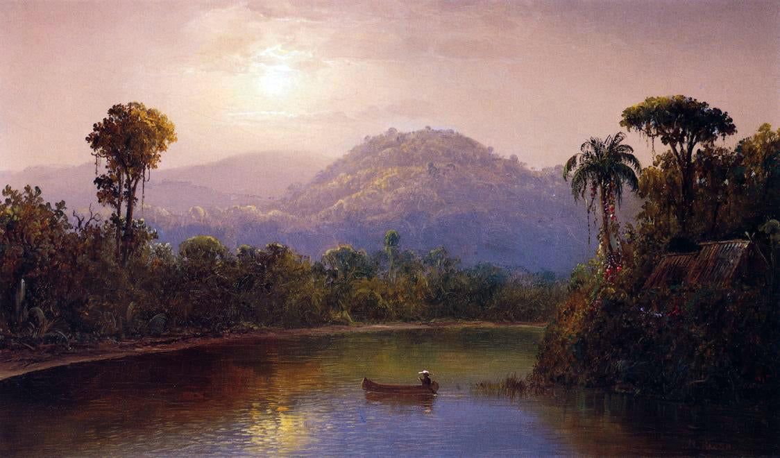 Norton Bush On the Chagres River - Canvas Print