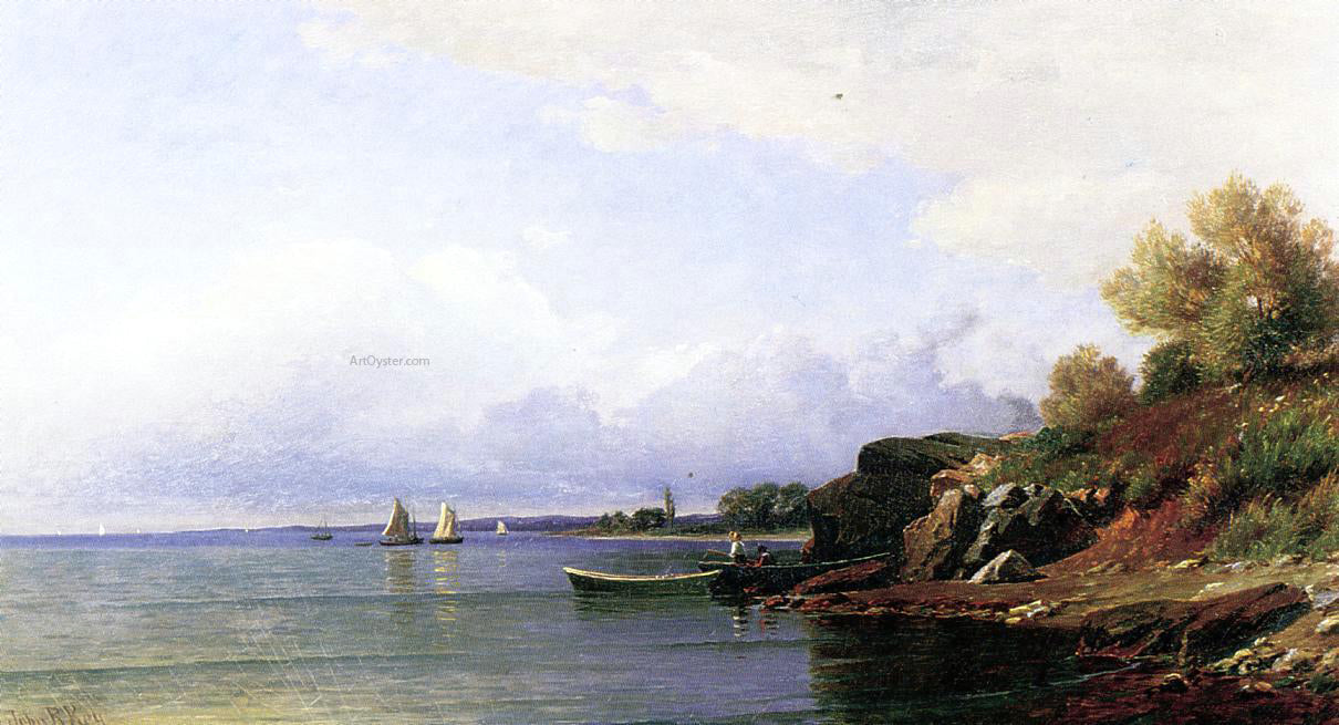 John Ross Key On the Coast near Marblehead - Canvas Print