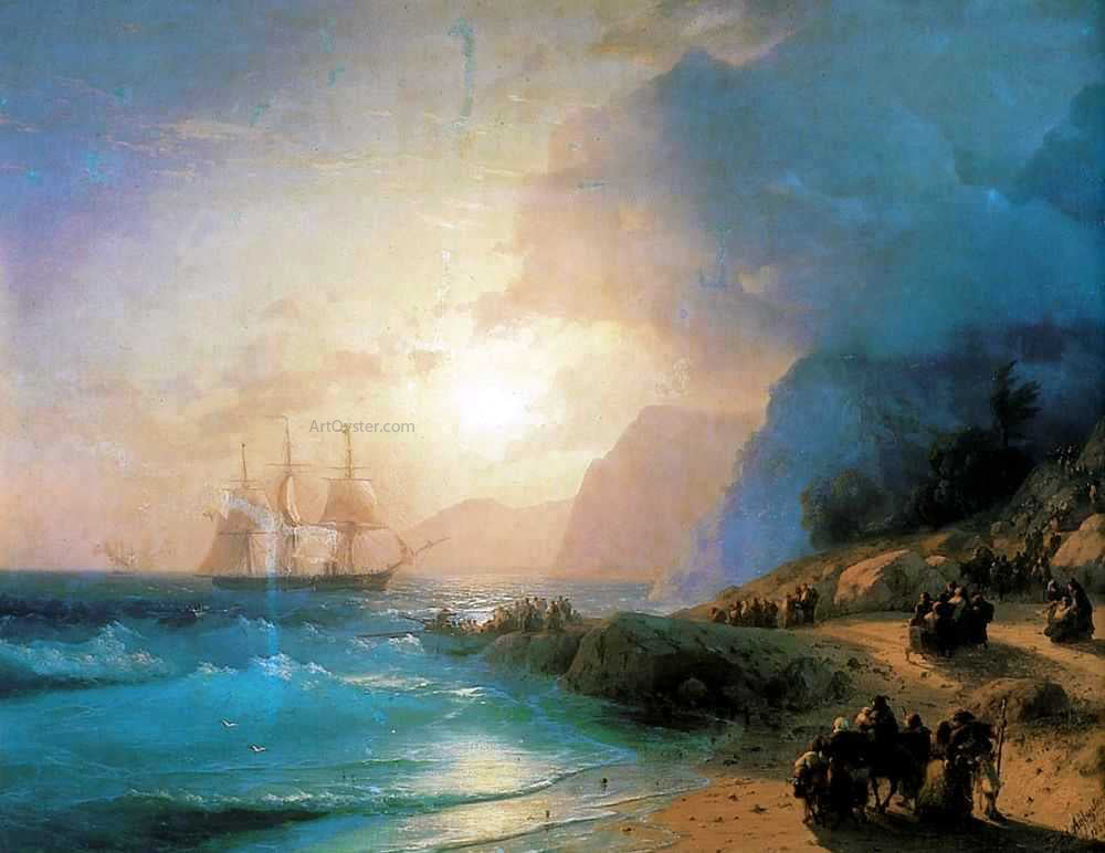 Ivan Constantinovich Aivazovsky On the Island of Crete - Canvas Print