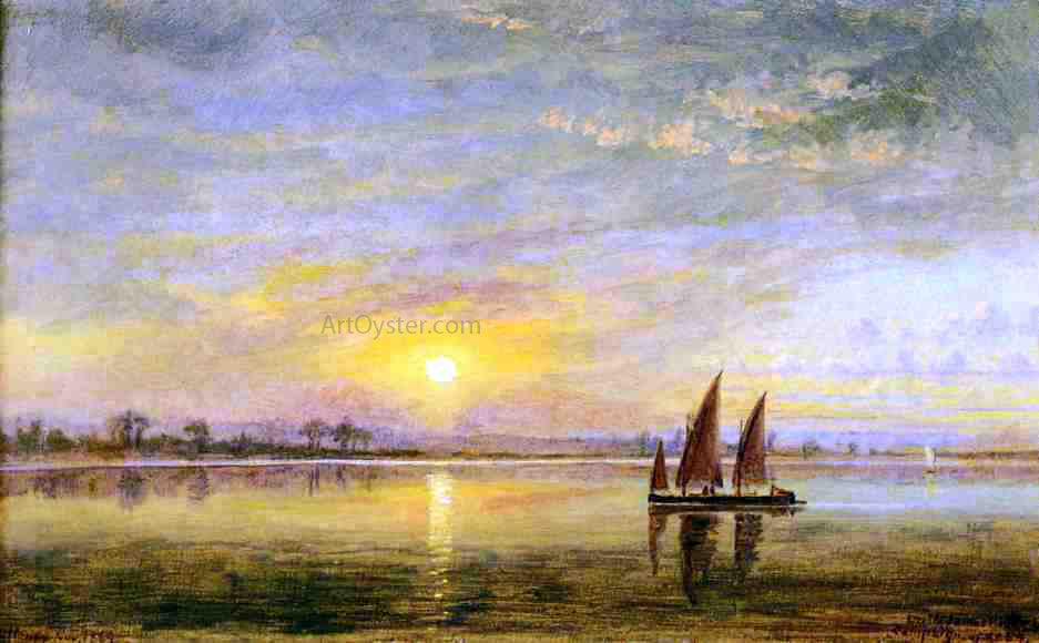 Edward Lamson Henry On the James River, Virginia - Canvas Print