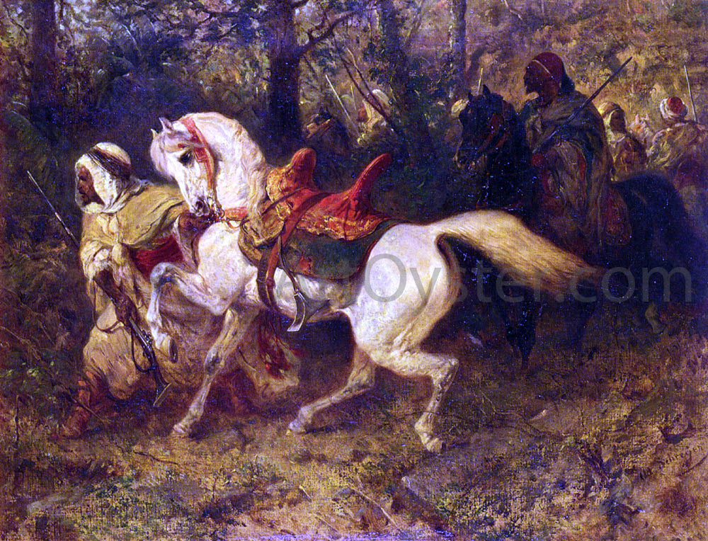 Adolf Schreyer On The March - Canvas Print