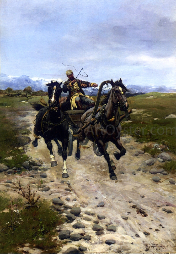Bohdan Vonn Kleczynski On the Move - Canvas Print