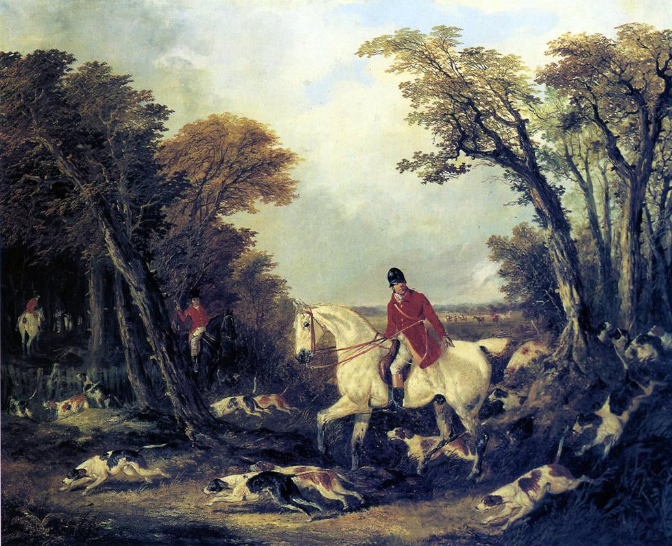 Sr. John Frederick Herring On the Scent - Canvas Print