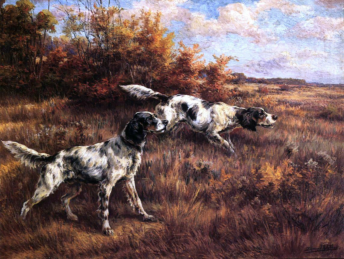 Edmond H Osthaus On the Scent - Canvas Print