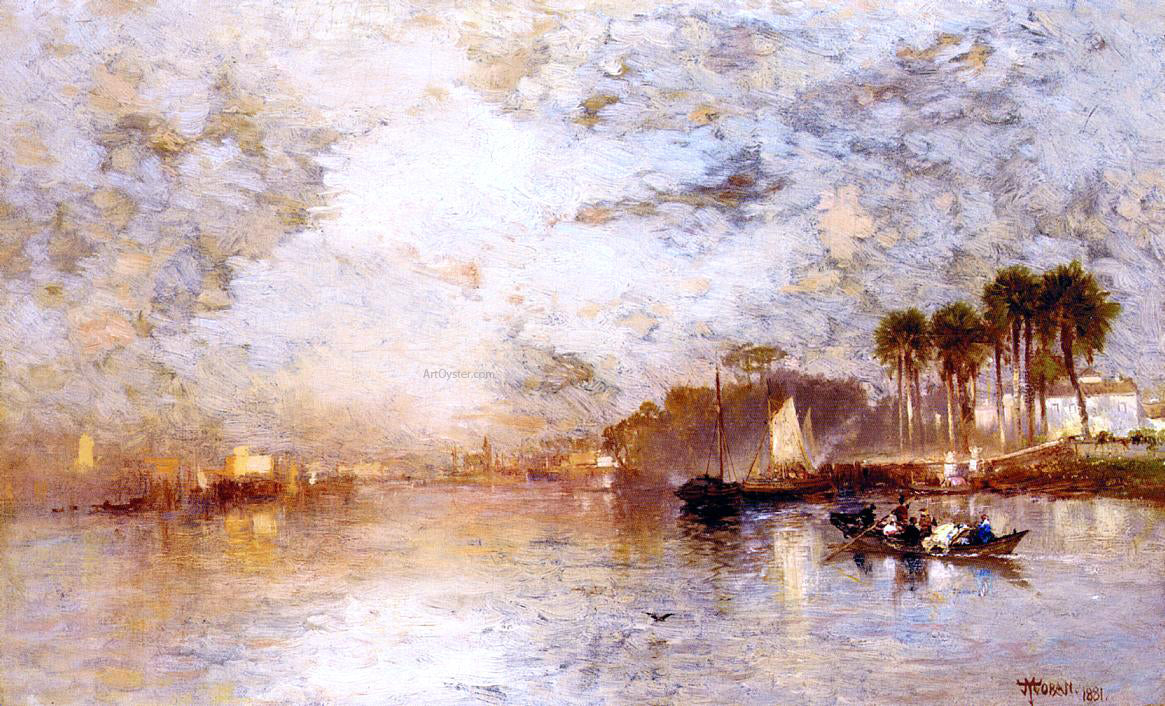 Thomas Moran On the St. John's River, Florida - Canvas Print