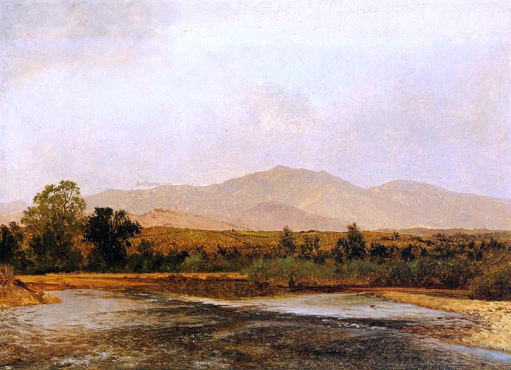 John Frederick Kensett On the St. Vrain, Colorado Territory - Canvas Print