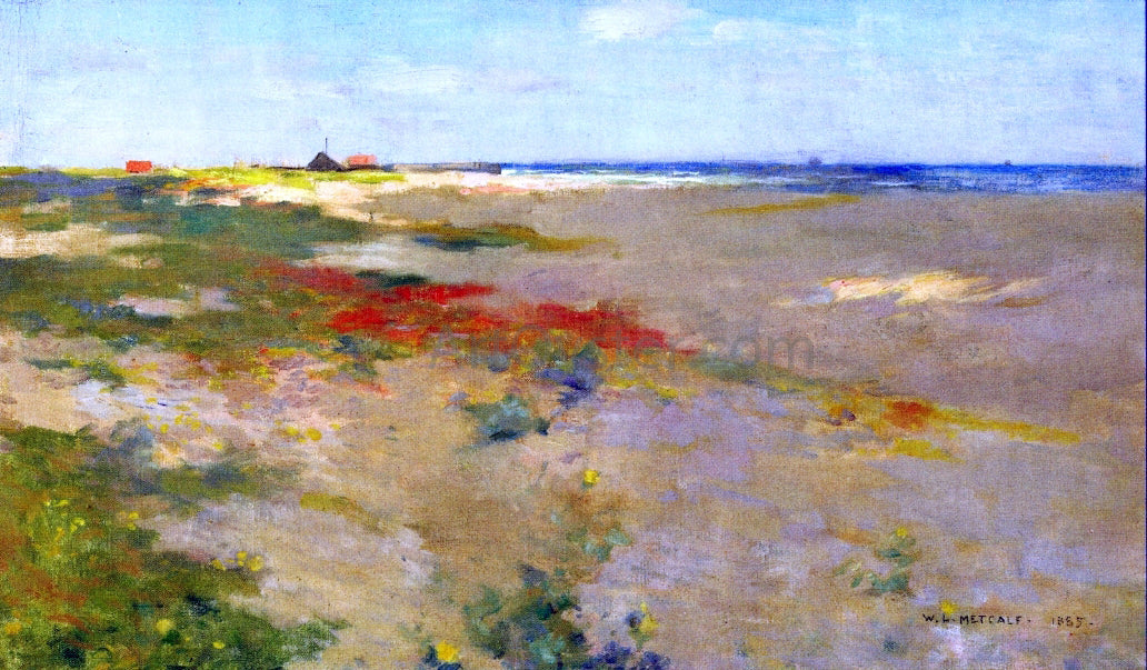 Willard Leroy Metcalf On the Suffolk Coast - Canvas Print