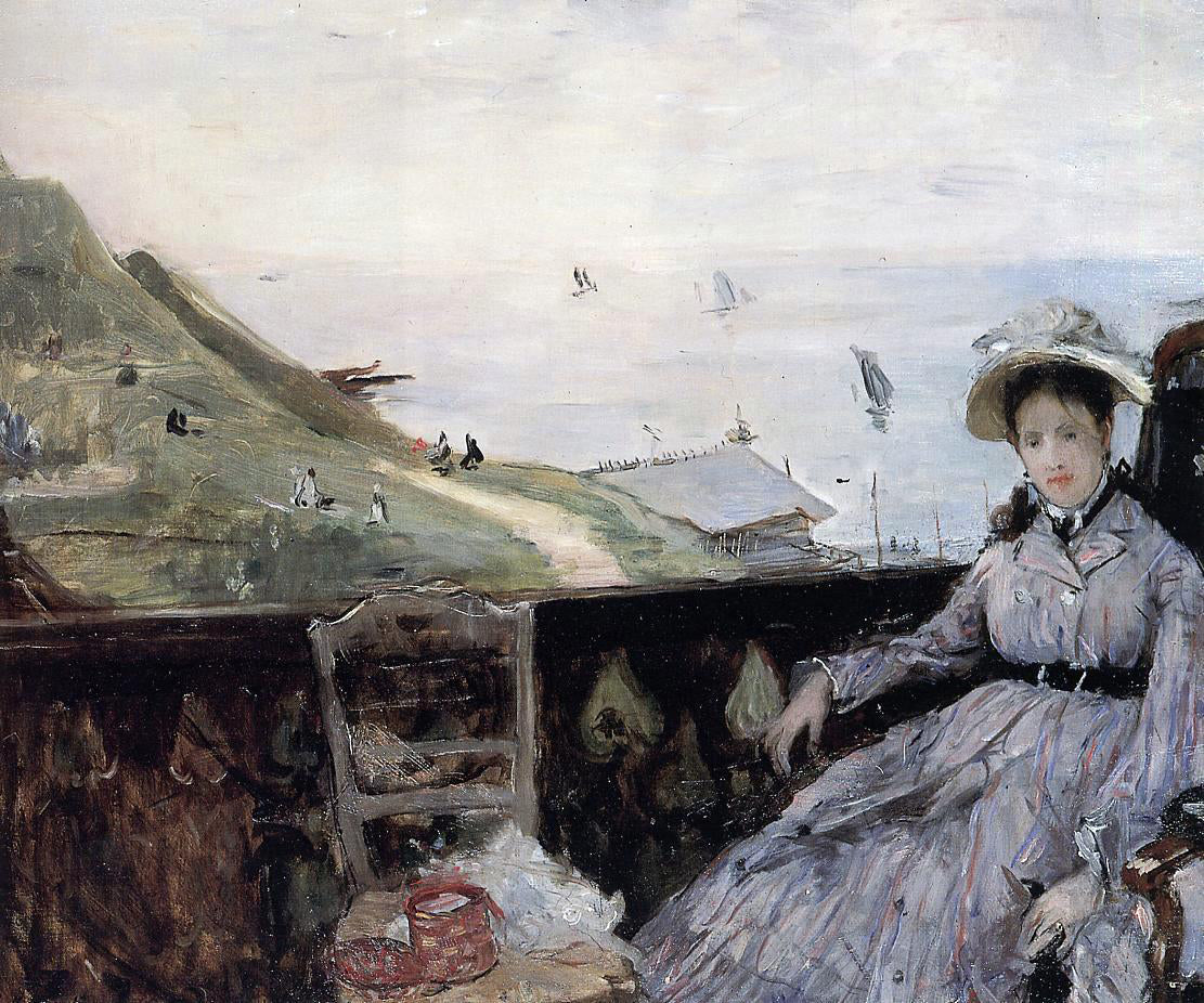 Berthe Morisot On the Terrace - Canvas Print