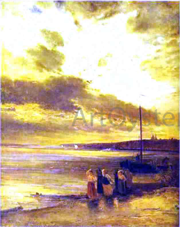 Alexei Kondratevich Savrasov On the Volga - Canvas Print