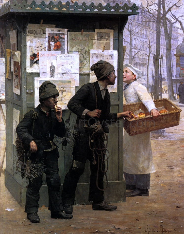 Paul-Charles Chocarne-Mureau Opportunity Makes the Thief - Canvas Print