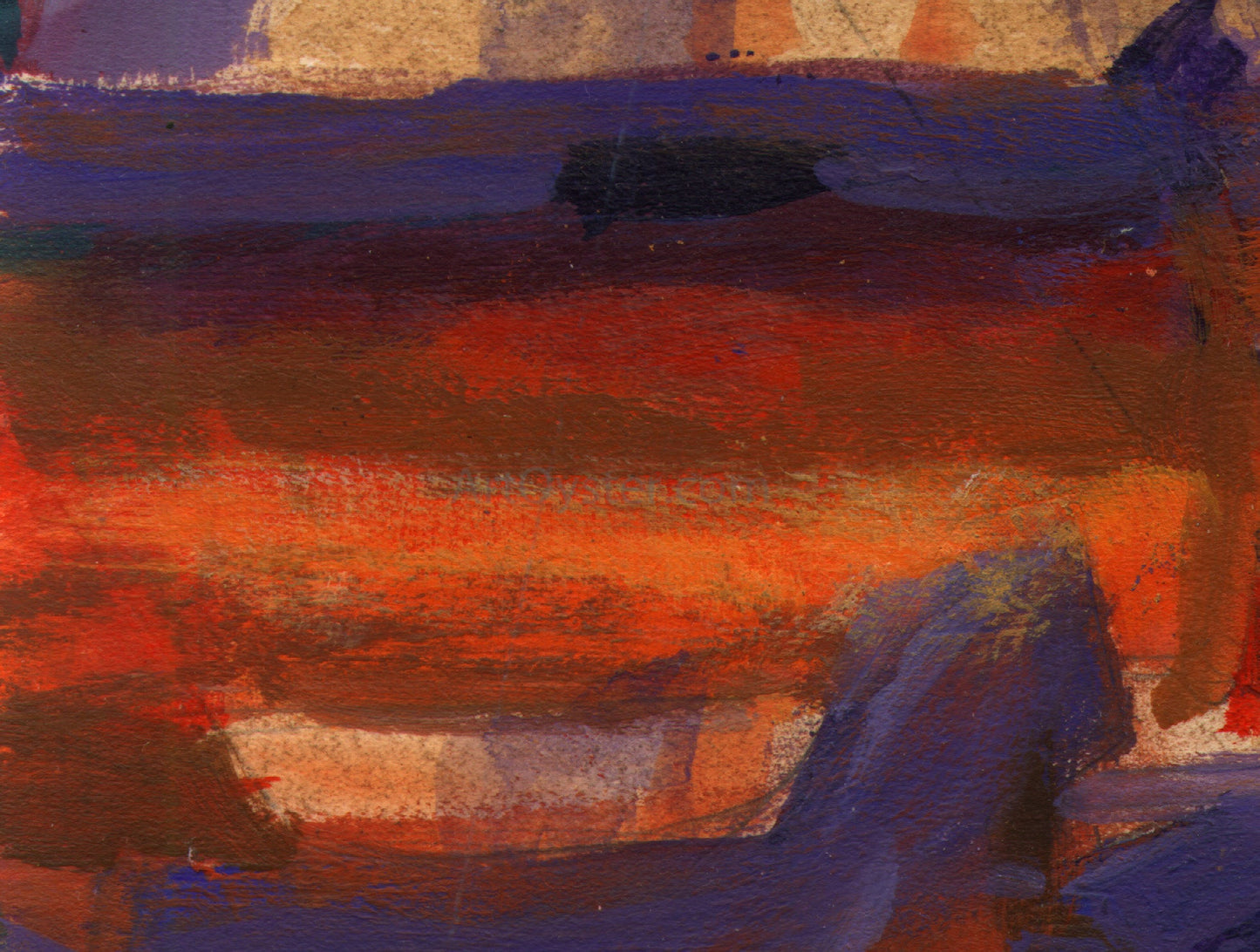 Our Original Collection Orange and Purple Mix - Canvas Print