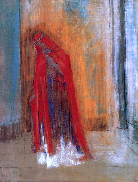 Odilon Redon Oriental Woman - Canvas Print