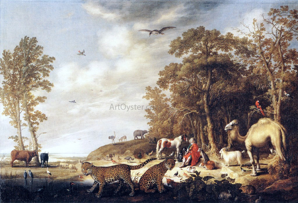 Aelbert Cuyp Orpheus with Animals in a Landscape - Canvas Print