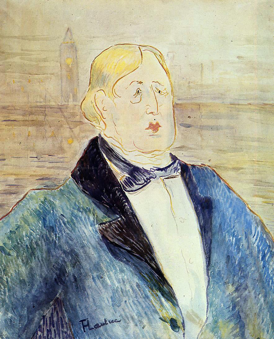 Henri De Toulouse-Lautrec Oscar Wilde - Canvas Print