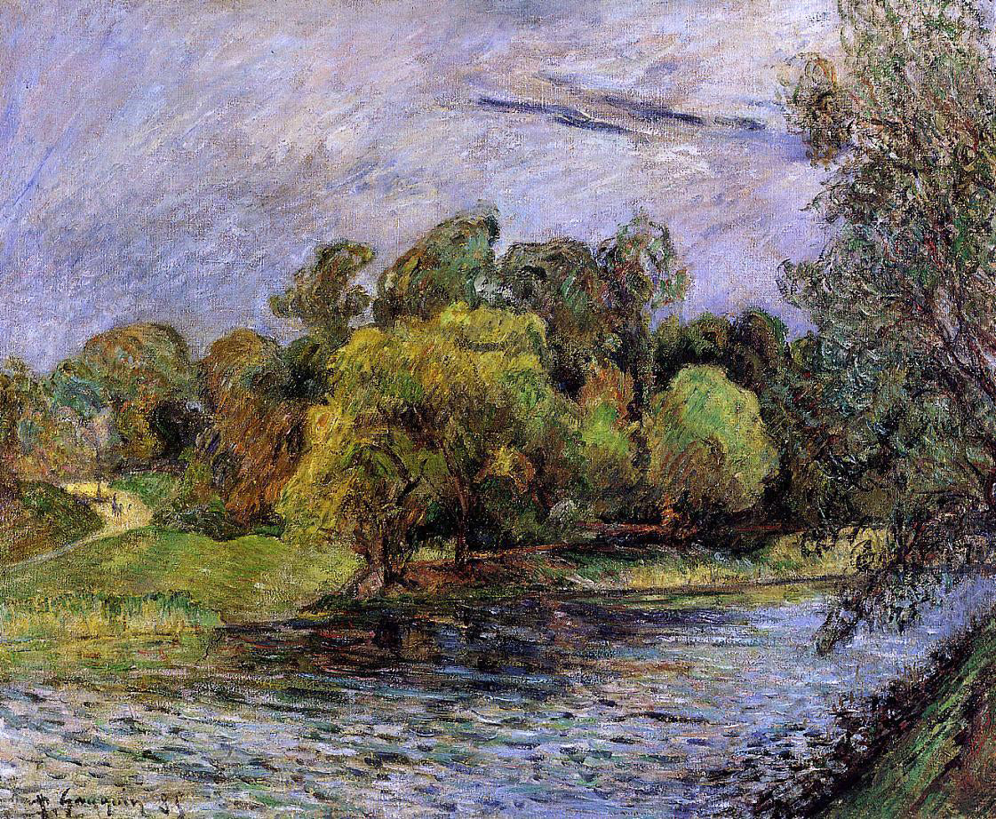 Paul Gauguin Ostervold Park, Copenhagen - Canvas Print