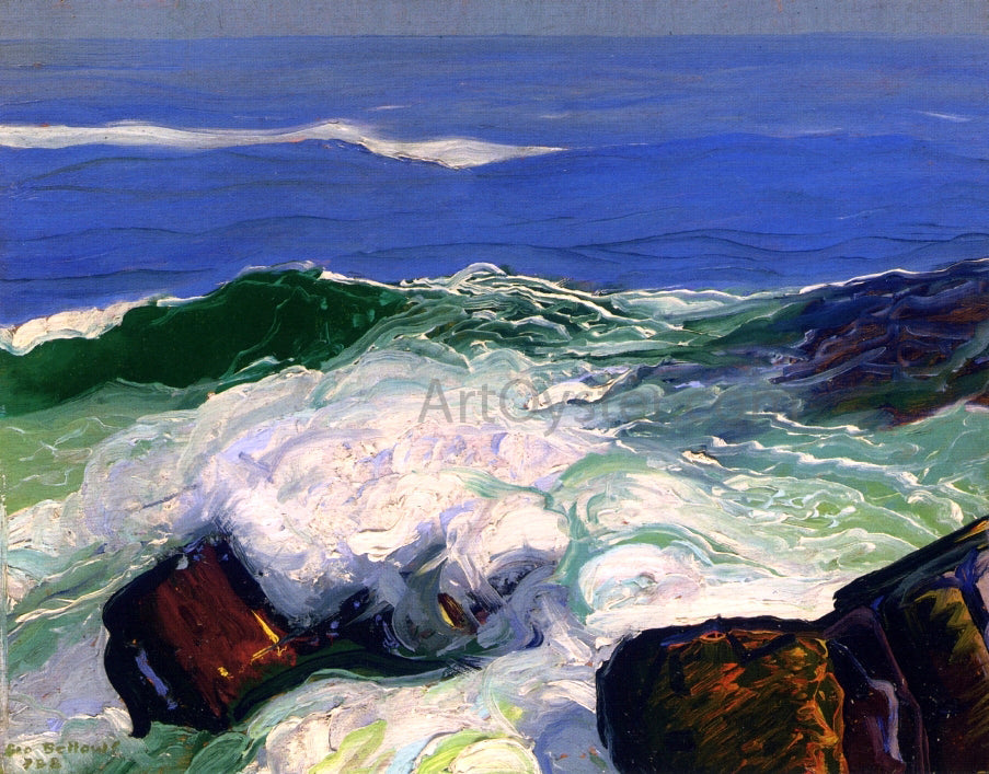 George Wesley Bellows Out of the Calm - Canvas Print