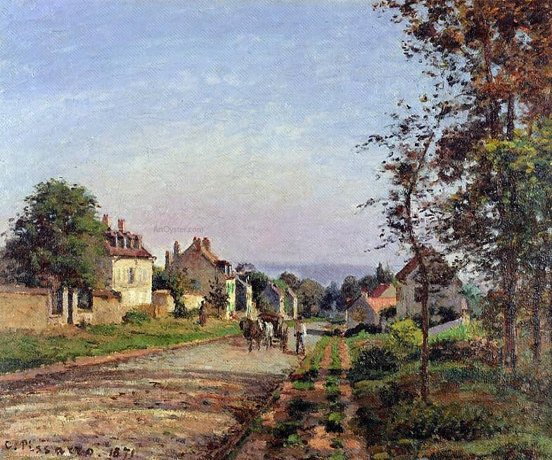 Camille Pissarro Outskirts of Louveciennes - Canvas Print