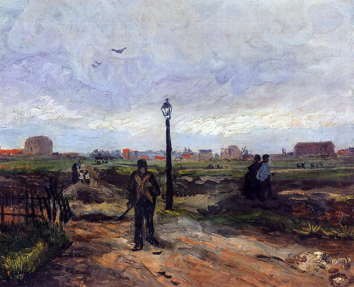 Vincent Van Gogh The Outskirts of Paris - Canvas Print