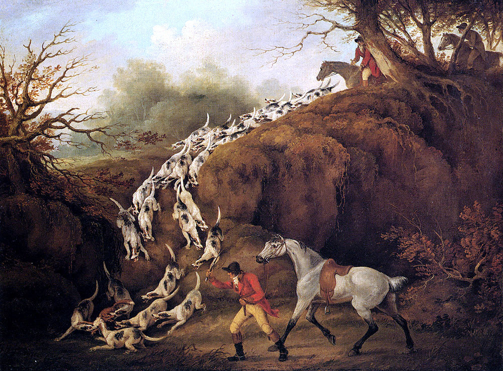 George Henry Laporte Over The Hill - Canvas Print