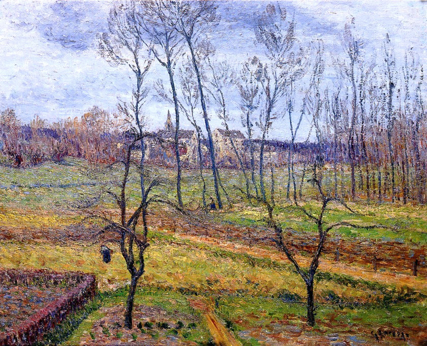 Gustave Loiseau Overcast Weather at Nesles-la-Vallee - Canvas Print