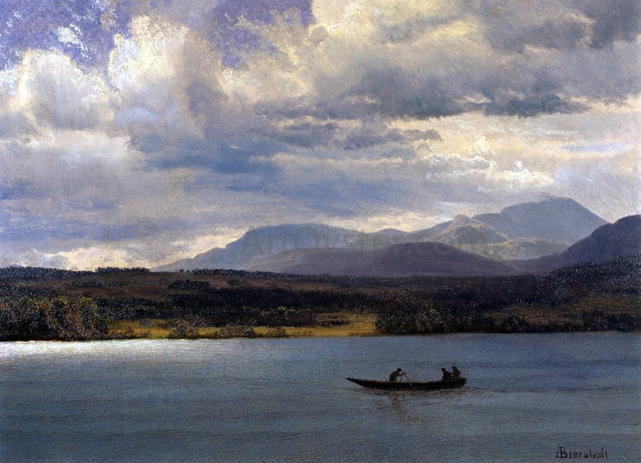 Albert Bierstadt Overlook Mountain from Olana - Canvas Print