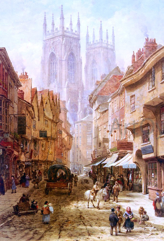 Louise Rayner Oxford - Canvas Print
