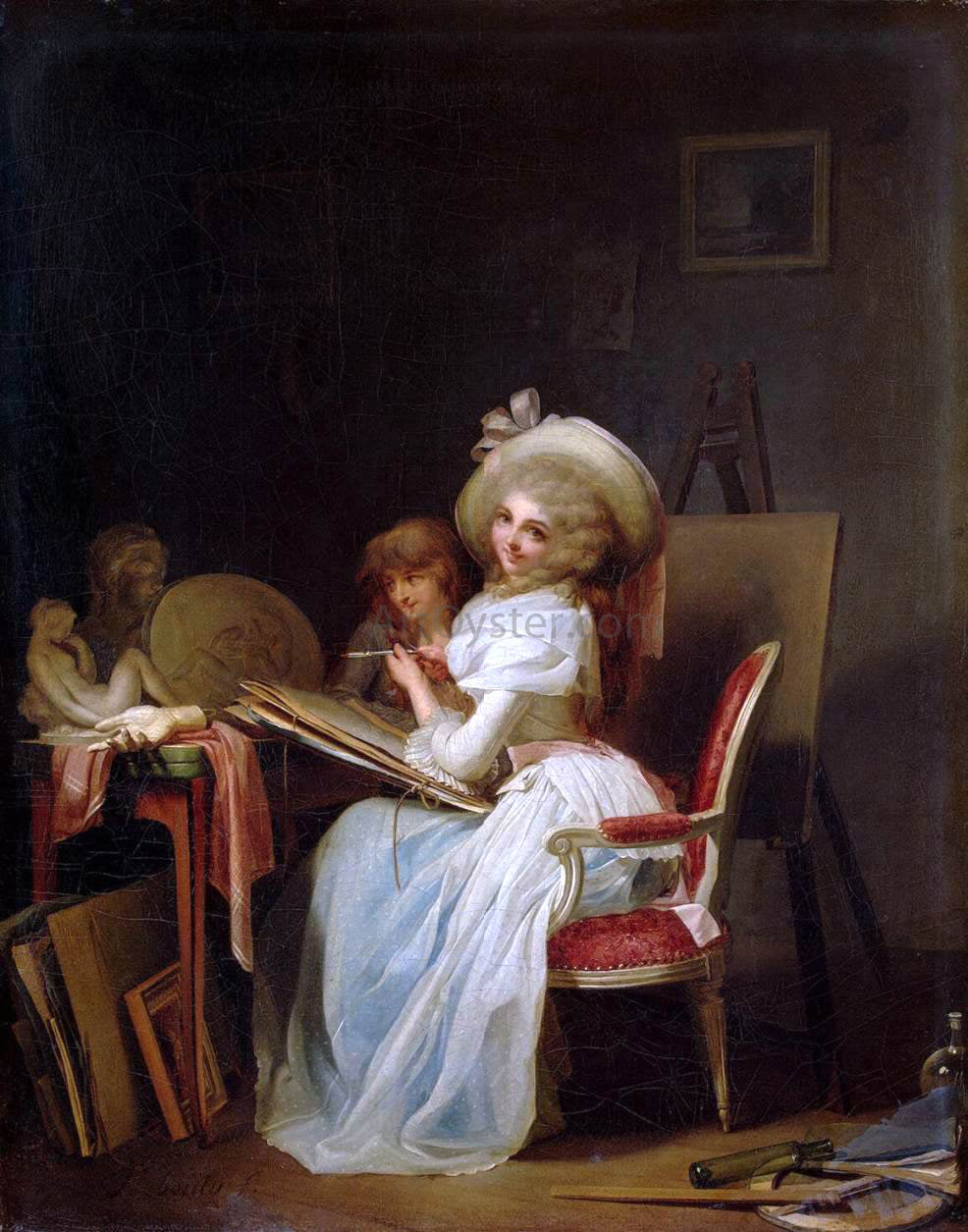 Louis Leopold Boilly Painter - Canvas Print