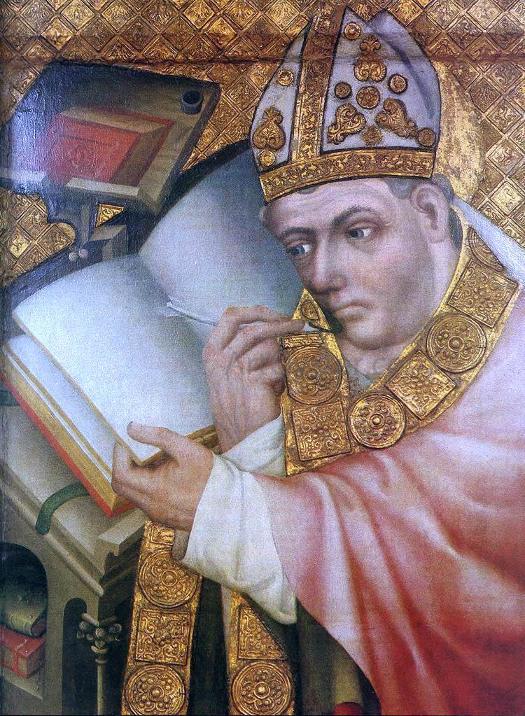 Master Theoderic Painting of a Saint - Canvas Print