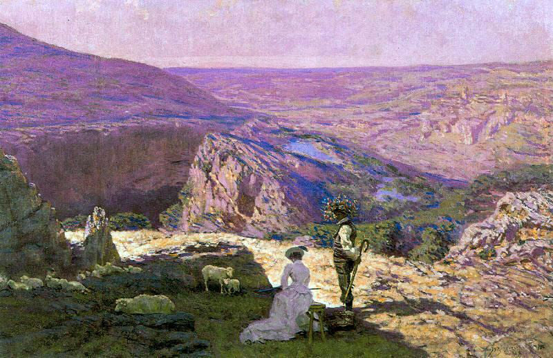 Antonio Munoz Degrain Paisaje - Canvas Print