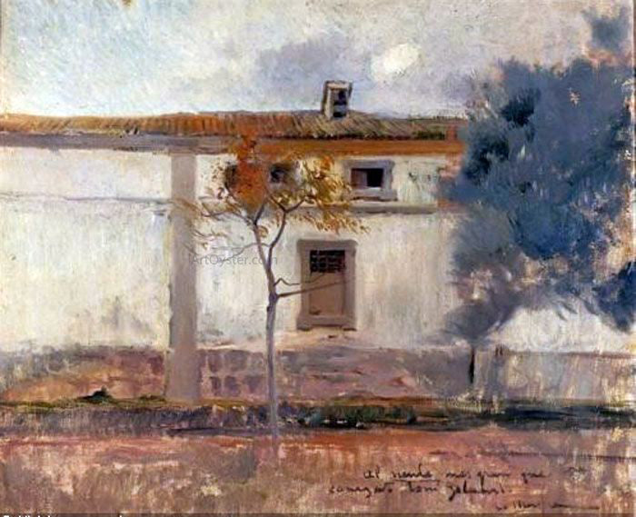 Eliseo Meifren I Roig Paisaje con Casa - Canvas Print