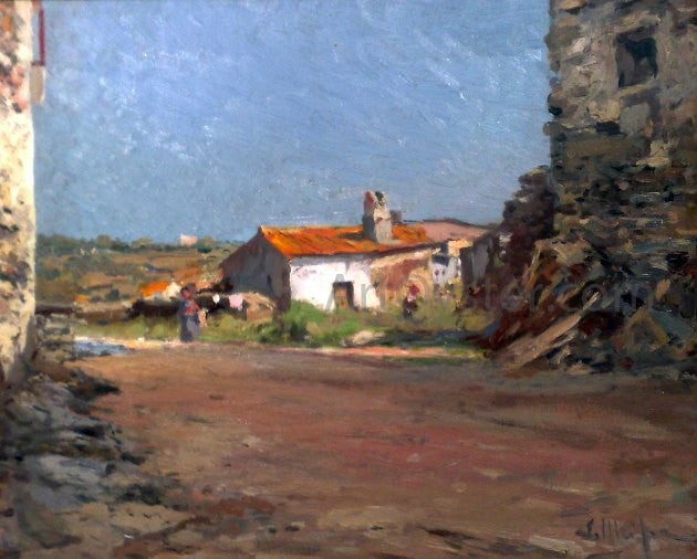 Eliseo Meifren I Roig Paisaje de Cadaques - Canvas Print