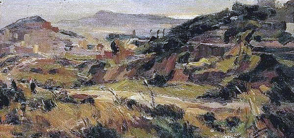 Francisco Gimeno Arasa Paisaje de Montana - Canvas Print