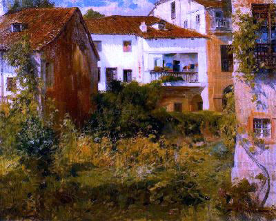 Eliseo Meifren I Roig Paisaje de Pueblo - Canvas Print