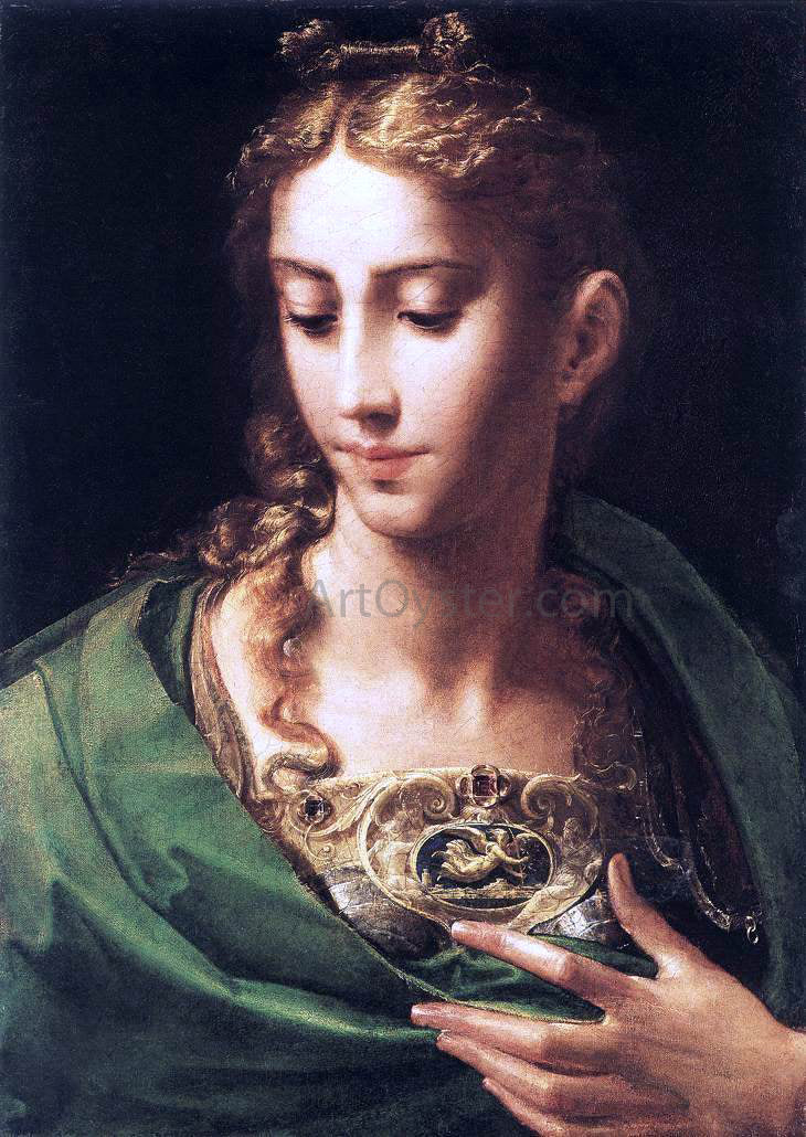 Parmigianino Pallas Athene - Canvas Print