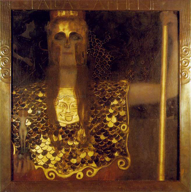 Gustav Klimt Pallas Athene - Canvas Print
