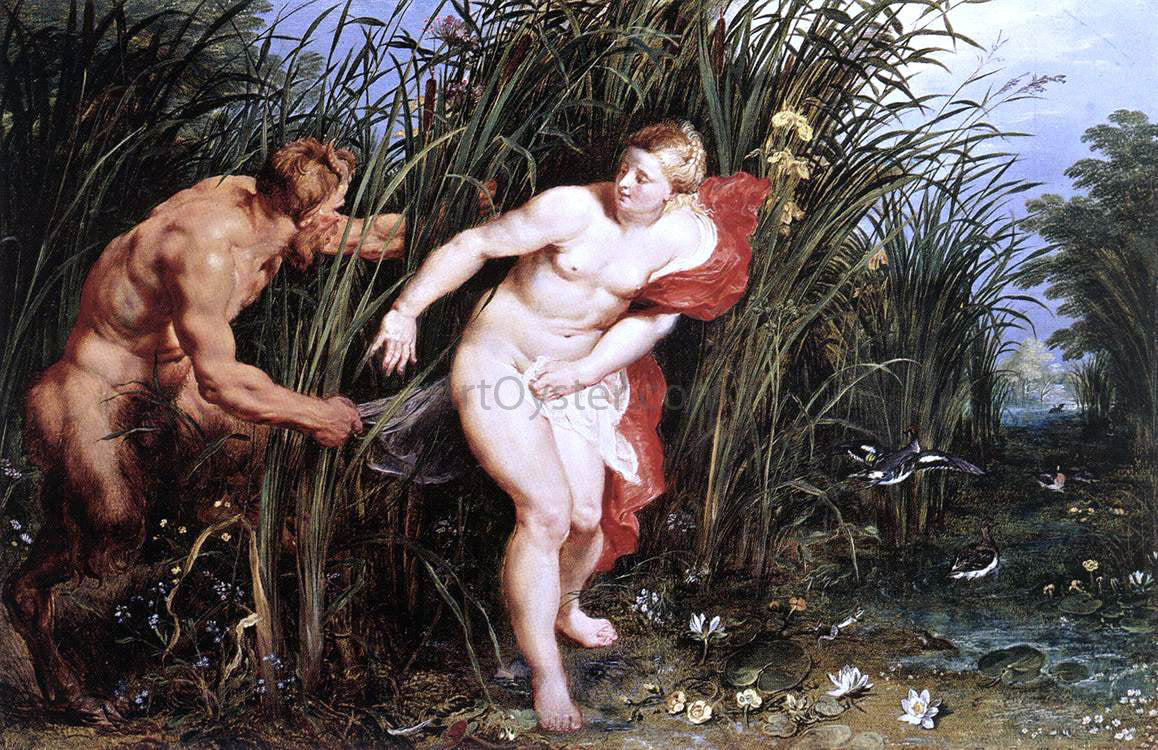 Peter Paul Rubens Pan and Syrinx - Canvas Print