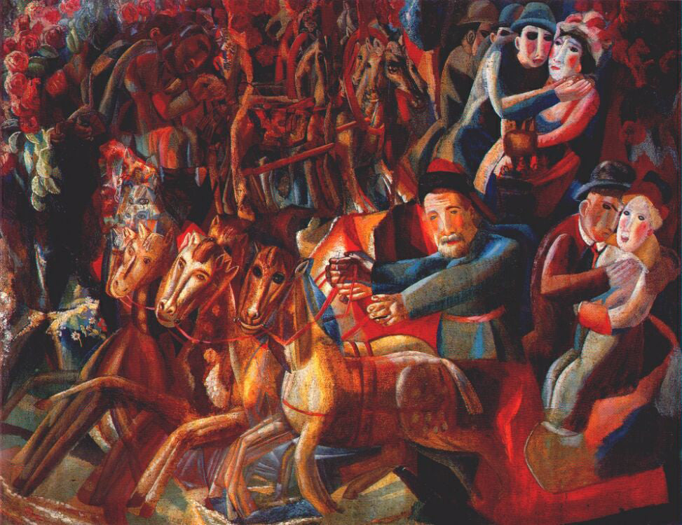 Pavel Filonov Pancake Tuesday Maslenitsa - Canvas Print
