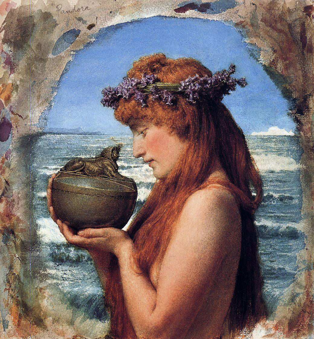 Sir Lawrence Alma-Tadema Pandora - Canvas Print