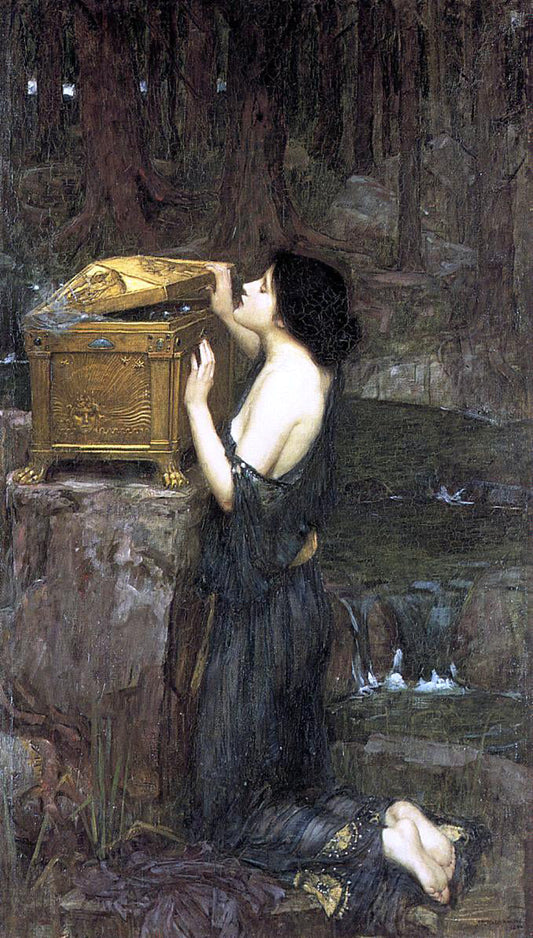John William Waterhouse Pandora - Canvas Print