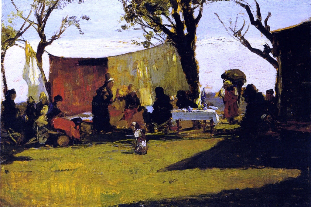 Lorenzo Delleani Panni al Sole - Canvas Print