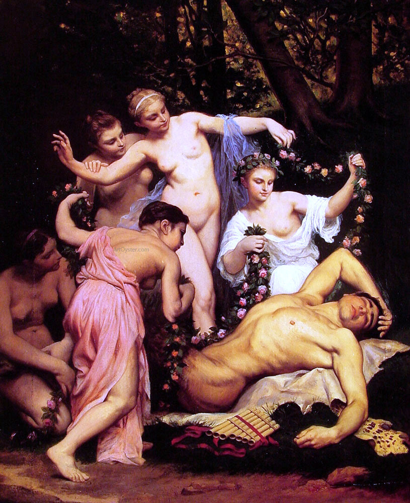 Emile-Jean-Baptiste-Phillipe Bin Pan's Slumber - Canvas Print