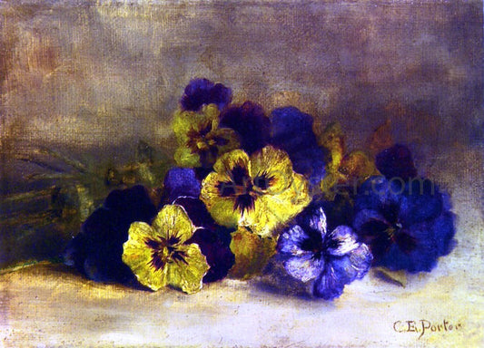 Charles Ethan Porter Pansies - Canvas Print