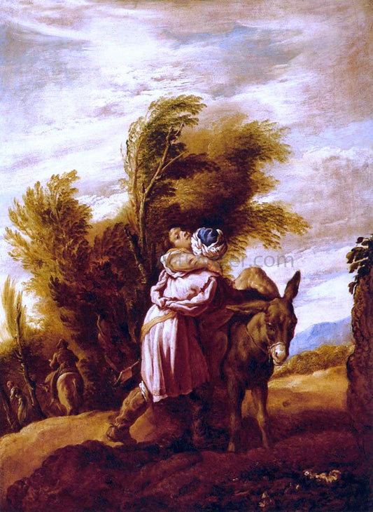Domenico Feti Parable of the Good Samaritan - Canvas Print